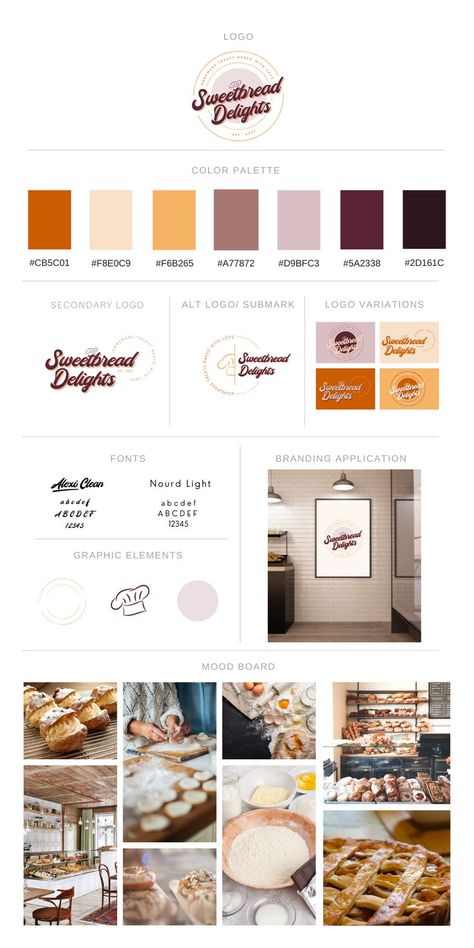 Bakery Branding Logo, Bakery Branding Design, Modern Bakery, Typography Logos, Branding Moodboard, Bakery Website, Authentic Branding, Branding Identity Inspiration, Cookies Branding