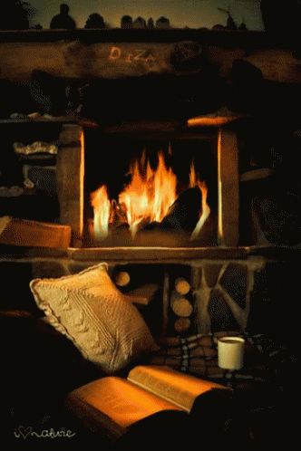 Cozy Good Night GIF - Cozy GoodNight Fire - Discover & Share GIFs Hygge Christmas, Farmhouse Fireplace, Good Night Gif, I Love Winter, Cozy Fireplace, Fireplace Tile, Cozy Place, Alam Yang Indah, Cabins In The Woods