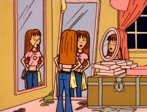 Quinn Daria, Daria Aesthetic, Quinn Morgendorffer, Mtv Daria, Daria Mtv, Animated Girl, Daria Morgendorffer, Send In The Clowns, Visual Media