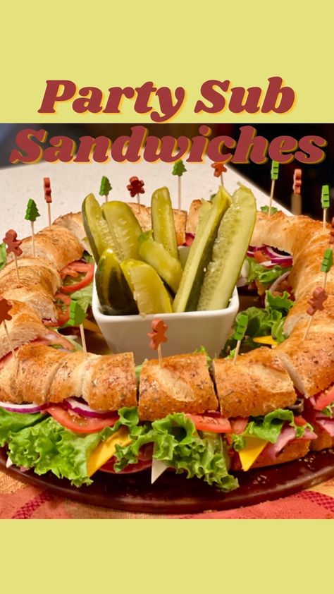 Instagram Sandwiches Trays Party Ideas, Subs For Birthday Party, Hoagies For A Crowd, Wedding Shower Sandwich Ideas, Ham Sandwiches For A Crowd, Deli Sandwich Bar, Mini Subs Party Appetizers, Party Sub Sandwiches Ideas, Super Bowl Sandwich Ideas