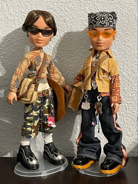 Men Bratz Outfit, Male Bratz, Bratz Boy, Bratz Aesthetic Outfit, Boy Bratz Dolls, Boy Snaps Pic, Bratz Doll Outfits, Brat Doll, Bratz Inspired Outfits