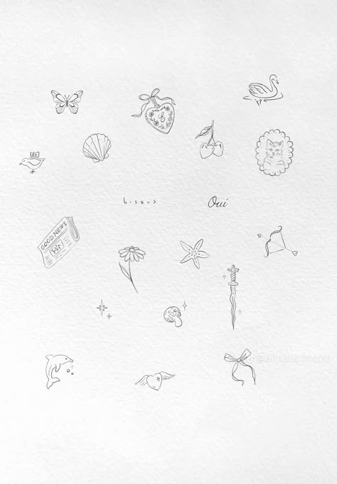 You First Tattoo, Tattoos To Get In France, Dainty Tattoo Inspiration, Tiny Birthday Tattoos, Small Timeless Tattoos, Mini Feminine Tattoos, Tiny London Tattoo, Mini Spine Tattoo, Mini Tattoo Ideas Female