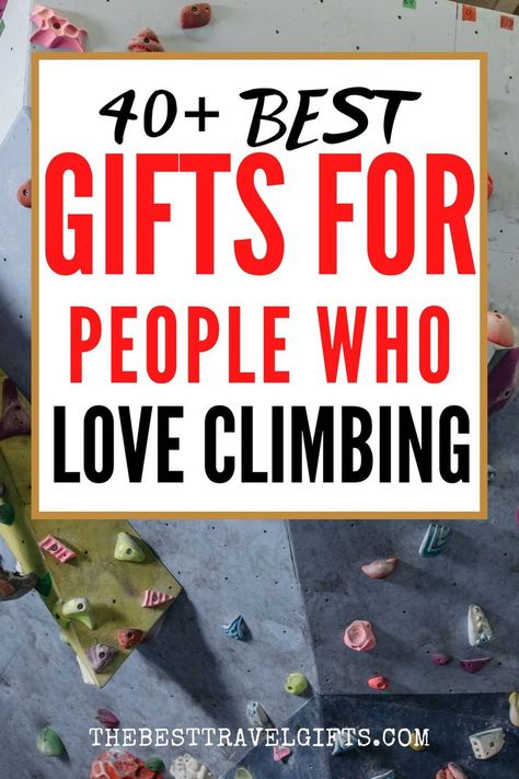 40+ Best gifts for people who love climbing with a photo of an indoor climbing hall Diy Gifts For Outdoorsy People, Outdoorsy Man, Outdoorsy Men, Couples Shower Ideas, Rock Climber Gifts, Heads In The Clouds, Rock Climbing Gifts, Outdoor Lover Gifts, Climber Gifts