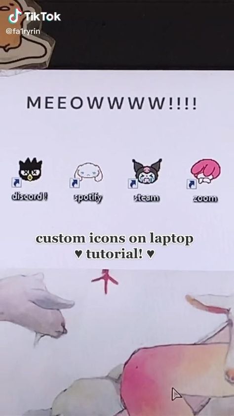 Custom Icons On Laptop Tutorial, Drawing Apps For Computer, Hacks For Laptop, Laptop Editing Aesthetic, Cute Google Extensions, Aesthetic Apps For Computer, How To Make Your Laptop Cute, Drawing Apps For Laptop, How To Make Computer Aesthetic