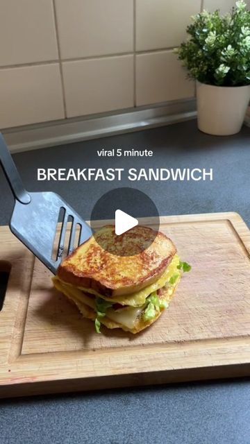 263K views · 16K likes | Insta Yummy on Instagram: "breakfast sandwich - this time with other ingredients viral 5 minute

BREAKFAST SANDWICH

Ingredients:

- 2 brioche toasts
- 2 eggs
-1 slice of Gouda cheese 
-Handful of cherry tomatoes, sliced
-1/2 avocado, sliced
-Handful of iceberg lettuce
-Salt and pepper to taste
-Butter or oil for cooking

Macros:
610kcal/25g proteins / 40g carbs /30g fats

#viral #easyrecipe #quickrecipes #breakfast #ideas
#sandwich #egg #breakfastsandwich #yummy #delicious #healthy #healthfood #health #nutrition #fyp #breakfastsandwich #5minutesandwich #quickrecipeideas #simplebreskfast #healthy #foodtok 
✨Dm for remove or credit"