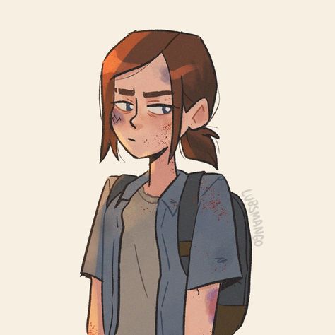 Ellie Tlou2, The Last Of Us2, Last Of Us, Life Is Strange, Video Game Art, Art Drawings Sketches Simple, Drawing Inspiration, Cartoon Art, Art Sketches