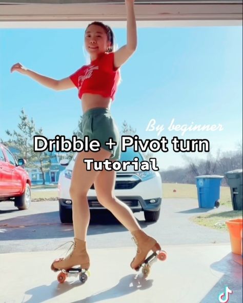 𝔹𝕝𝕒𝕚𝕣 ℂ𝕙𝕖 𝔾𝕒𝕧𝕚𝕟🛼➰🏋🏼‍♀️ on Instagram: “[64/365] Day 105 ✨Dribble+Pivot turn TUTORIAL🎉 Took me forever to edit😭hope I’m getting better on editing videos🙌🏼 This is my way of…” Fitness Postpartum, Roller Workout, Editing Videos, Roller Skaters, Ways Of Learning, Getting Better, Roller Derby, Roller Skate, Roller Skating