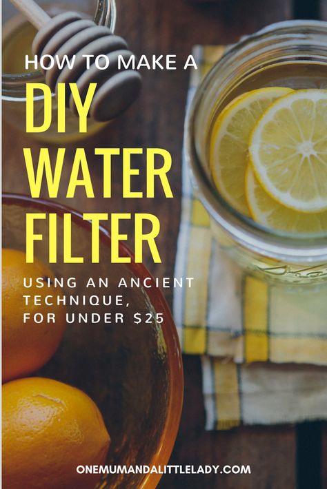 I've used a water filter for years (the benefits are HUGE!) but recently I decided to get creative and teach myself how to make a homemade water filter with Binchotan Charcoal. Seriously, this filter rocks - It not only filters water but mineralises it too, as well as balancing the pH. This tutorial shows you how to make this DIY water filter using a glass pitcher or dispenser and a stick of Binchotan charcoal for under £20 ($25). Plus, it only takes about 20 minutes... Bio Water Filter How To Build, Water Filtration Diy, Water Filter Diy, Homesteading Hacks, Ceramic Water Filter, Charcoal Water Filter, Large Glass Jar, Homestead Life, Drinking Water Filter