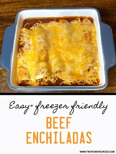 Freezer Enchiladas, Beef Enchiladas Recipe, Pregnancy Meals, Easy Enchilada Recipe, Freeze Ahead Meals, Recipes Unique, Beef Enchilada Recipe, Ground Beef Enchiladas, Freezer Friendly Meals