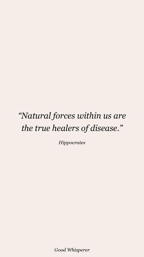 Natural forces within us are the true healers of disease. Hippocrates Quotes, Disease, Massage, Force, Cards Against Humanity, Healing, Health, Quotes, Nature