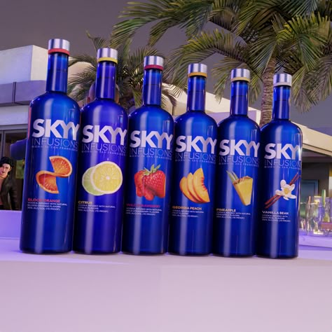 Skyy Vodka Infusions | Afrosimtric Sims on Patreon Vodka Infusions, Pinnacle Vodka, Lotes The Sims 4, Sims 4 Beds, Skyy Vodka, The Sims 4 Lots, Sims 4 Piercings, Ketel One, Lemon Vodka