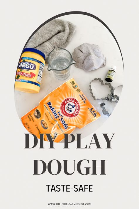 We all know that play dough typically ends up in your toddlers mouth so this taste safe play dough is perfect for your next activity. Grab the recipe at www.hillside-farmhouse.com Taste Safe Play Dough, Hillside Farmhouse, Diy Play Dough, Lemon Diy, Diy Playdough, Everything Ends, Soda Brands, Playdough Recipe, First Time Mom