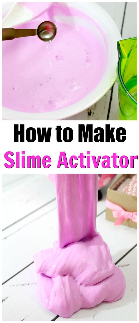 Easy Slime Activator Recipe-Learn how to make a Slime Activator with just 2 easy ingredients. This makes the perfect slime overtime.  via @mellisaswigart Slime Easy, Slime Activator, Perfect Slime, Cool Slime Recipes, Fluffy Slime Recipe, Borax Slime, Edible Slime, Instant Snow, Cloud Slime