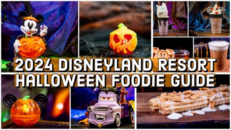 2024 Disneyland Halloween Foodie Guide - Food at Disneyland Disneyland Halloween 2024, Disneyland Halloween Food, Disneyland November, Food At Disneyland, Disneyland Treats, Best Disneyland Food, Disney Menus, Disneyland California Adventure, Disney California Adventure Park