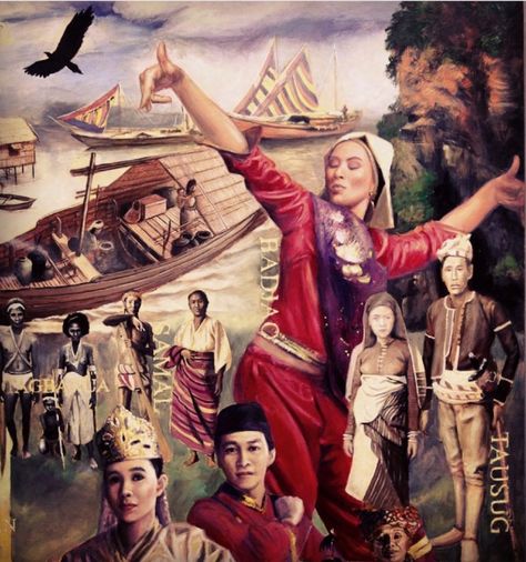 Mindanao still keeps its pre-colonial culture alive. Pre Colonial Period In The Philippines, Malay Culture Illustration, Pre Colonial Philippines Art, Mindanao Culture, Pre Colonial Period, Pre Colonial Philippines, Philippine Culture Poster, Malay Culture, Metamorphosis Book