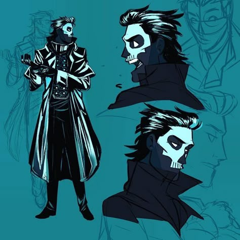 Skull Character Design, Prince Canary, Baron Samedi, Papa Emeritus, Male Character, Character Sketches, Poses References, Wow Art, Character Design Male