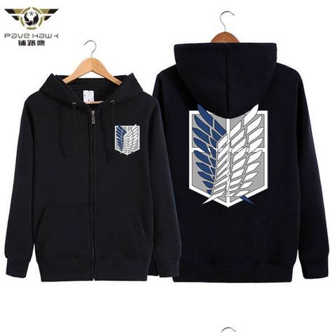 Attack On Titan Merch, Cosplay Men, Attack On Titan Hoodie, Bold Outfits, College Jackets, The Titans, Stylish Hoodies, Anime Inspired Outfits, Anime Outfits