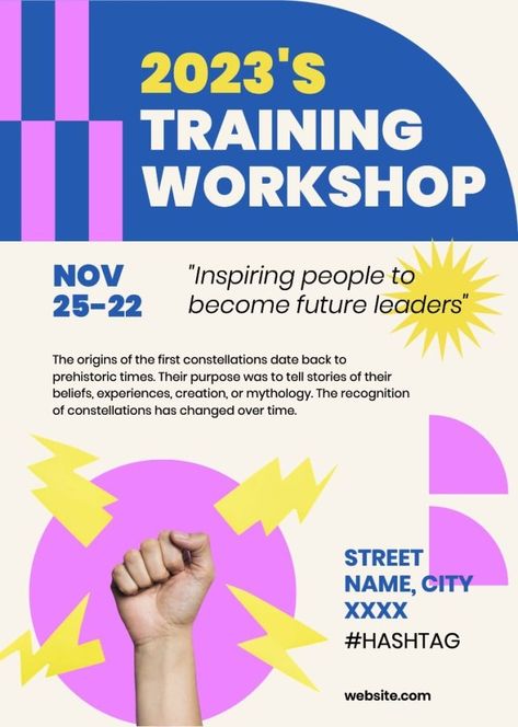 Colorful Geometric Training Seminar Invitation Seminar Invitation, Graduation Certificate Template, Turkey Coloring Pages, Invite Design, Letter Find, Pumpkin Coloring Pages, Email Subject Lines, Free Invitation Templates, Training And Development