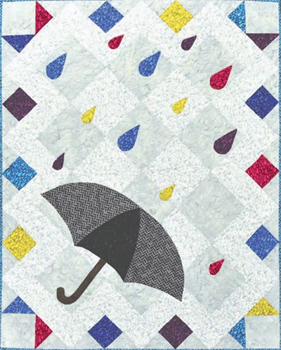 Download Umbrella Free Pattern Umbrella Quilt Block, Umbrella Quilt, All People Quilt, Owl Quilts, Handmade Baby Items, Spring Quilts, Quilt Sewing Patterns, Hoffman Fabrics, Childrens Quilts