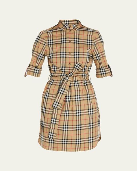 Giovanna Vintage-Checked Cotton Shirtdress Shirt Dresses For Women, Cocktail Jacket, Cotton Shirt Dress, Crochet Mini Dress, Minimalist Designs, Dresses Dresses, Shirt Dresses, Midi Shirt Dress, Understated Elegance