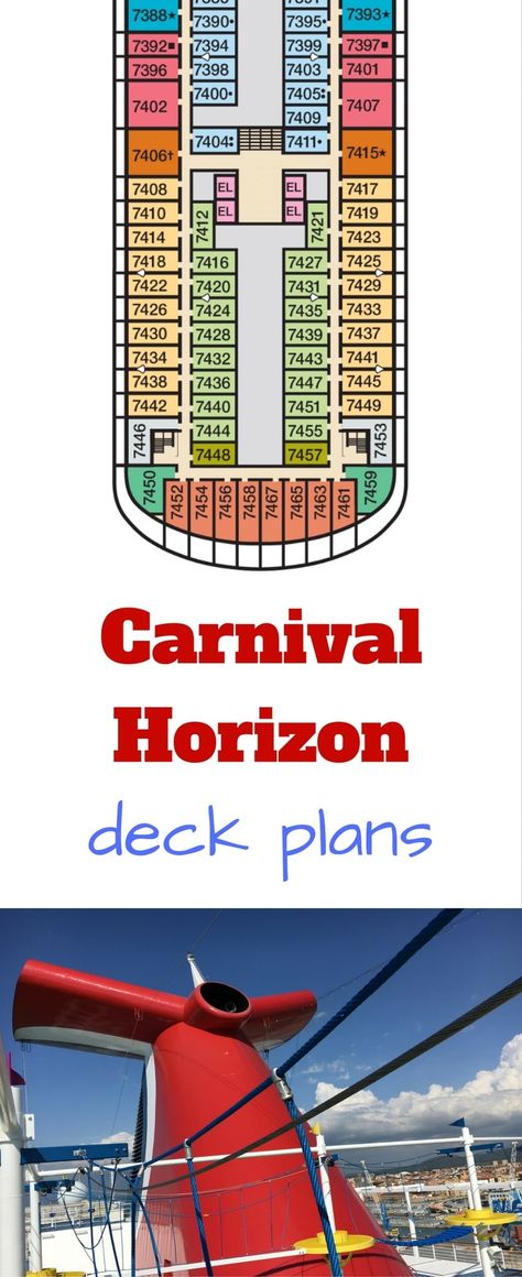 Get a detailed layout of Carnival Horizon deck plans. You can find the categories, room types, and the detailed deck by deck blueprints. Carnival Valor Cruise, Cruise Checklist, Cruise Honeymoon, Carnival Valor, Carnival Conquest, Carnival Horizon, Ship Deck, Carnival Ships, Anniversary Cruise