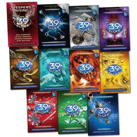 The 39 clues series. 11 books 39 Clues, The 39 Clues, School Series, Dream Library, Amazing Books, Books You Should Read, Ela Teacher, Greatest Mysteries, Books For Boys