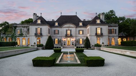 The Most Expensive Home in Texas Just Listed for $60 Million | Architectural Digest French Chateau Style, Paneled Library, Chateau Style, Luxury Portfolio, Safe Room, Luxury Amenities, Expensive Houses, Texas Homes, French Chateau