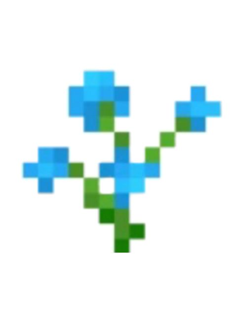 Blue Orchids Minecraft, Blue Orchid Minecraft, Minecraft Apartment, Blue Moo, Minecraft Pictures, Minecraft Room, Pixel Drawing, Minecraft Pixel Art, Diy Perler Beads