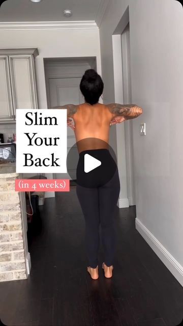 Slim Your Back, Upper Buttock Exercise, Back Day Workout, Slim Back, Toning Workouts, Back Exercises, Back Workout, Workout Guide, Workout Apps