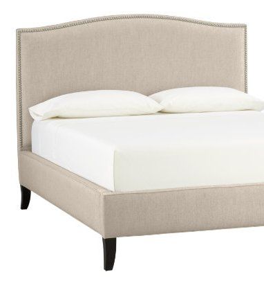 Slight arch Fabric Covered Headboard, Diy Headboard Upholstered, Queen Upholstered Bed, Barrel Furniture, Dreams Beds, Traditional Bed, Beds And Headboards, Contemporary Bed, Cama Box