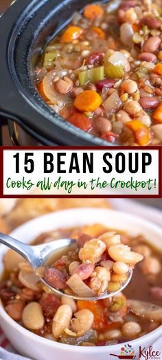 Slow Cooker 15 Bean Soup, 15 Bean Recipes, 15 Bean Soup Stovetop, 15 Bean Soup Crock Pot, Crockpot 15 Bean Soup, Slow Cooker Bean Soup, Soup Stovetop, 15 Bean Soup, Recipe Soup