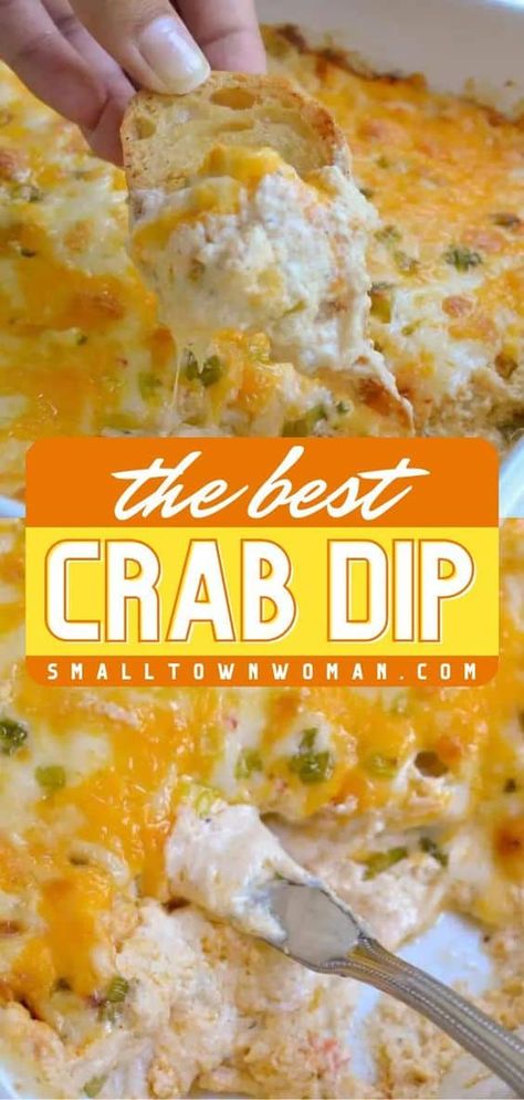 Cajun Crab Dip, Baked Crab Dip, Hot Crab Dip Recipe, Crab Casserole, Fancy Meals, Crab Dip Recipe, Cajun Crab, Baked Appetizers, Hot Crab Dip