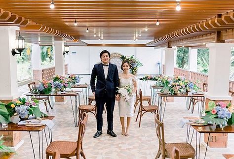 A Tropical Themed Civil Wedding Celebrated in the Couple’s Provincial Home | https://brideandbreakfast.ph/2020/08/06/tropical-civil-wedding-in-cebu/ Civil Wedding Theme, Simple Civil Wedding, Tropical Wedding Theme, Provincial Home, Wedding Reception Venues, Event Services, Ceremony Venue, Civil Wedding, Hair And Makeup Artist