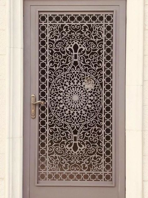 Jalli Design, Jet Design, Wrought Iron Front Door, Door And Window Design, House Front Door Design, Jaali Design, Gate Designs Modern, Wallpaper Door, Grill Gate Design