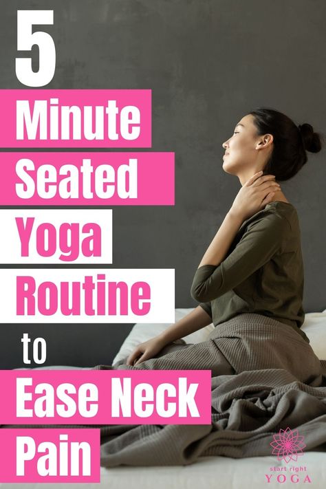 Neck Pain Yoga, Seated Yoga, Seated Yoga Poses, Yoga Group, Neck And Shoulder Exercises, Asana Yoga, Beginner Yoga Workout, Shoulder Tension, Neck Yoga