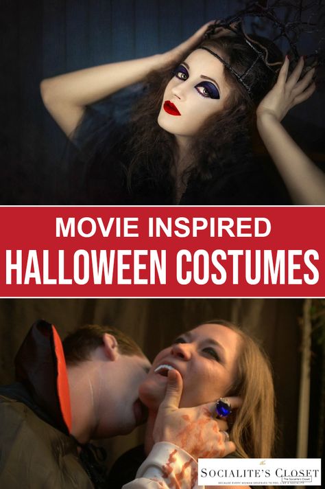 Old Movie Halloween Costumes, Horror Movie Inspired Costumes, Easy Horror Movie Costumes, Old Movie Halloween Costume Ideas, Classic Horror Movie Costumes For Women, Easy Movie Costumes, 90s Horror Movies Costumes, Classic Scary Movie Costumes, Scary Movie Characters Costumes