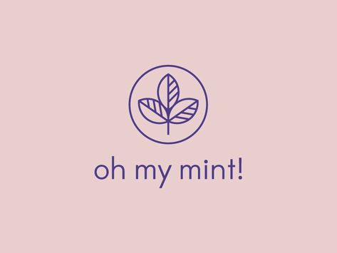 Mint Logo Design, Mint Branding, Mint Sugar, Mint Logo, Chocolate Logo, Jewelry Packaging Design, G Design, Jar Design, Leaf Logo