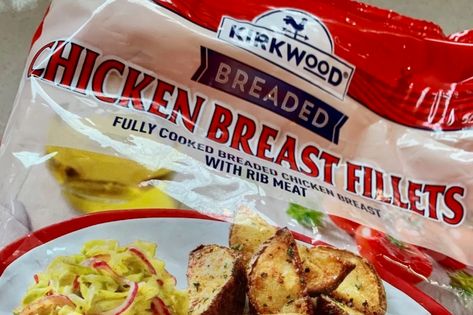 Chicken In A Bag, Cordon Bleu Chicken, Aldi Chicken, Chicken Fillet Recipes, Sandwiches Chicken, Filet Recipes, Fried Chicken Sandwiches, Tyson Chicken, Costco Chicken