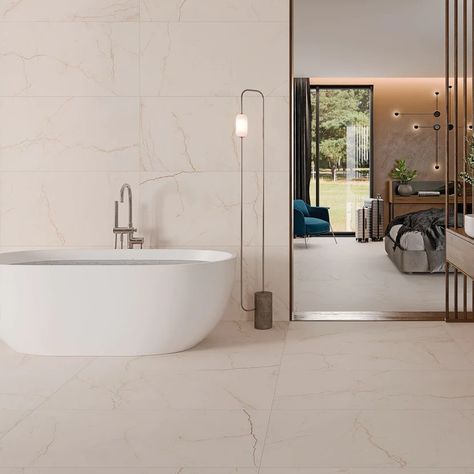 Natural Stone Bathroom Tiles, Cream Marble Tiles, Beige Marble Bathroom, Natural Stone Tile Bathroom, Bathroom London, Bathroom Colour, Natural Stone Bathroom, Porcelain Tile Bathroom, Marble Tile Bathroom