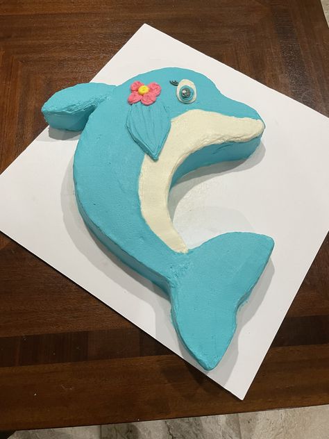 Dolphin Cake Ideas, Dolphin Birthday Cakes, Dolphin Cake, Dolphin Birthday Parties, Dolphin Birthday, Dolphin Cakes, Kid Cakes, Dolphin Party, Under The Sea Party