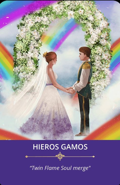 Twin flame Oracle ~ Hieros Gamos 😇 Twin flame soul merge . #oracle #love #soulmate #twinflame #sacredunion #divineunion Hieros Gamos, Flame Quotes, Angel Tarot Cards, Metaphysical Spirituality, Twin Flame Relationship, Angel Tarot, Angel Oracle Cards, Angel Cards Reading