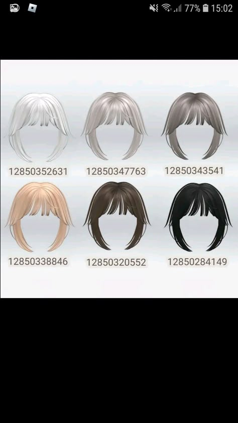 Brookhaven Bangs Code, Bangs Code, Bangs Extensions, Preppy Decal, Cute Bangs, Roblox Brookhaven, Natural Straight Hair, Ash Hair, Y2k Hair