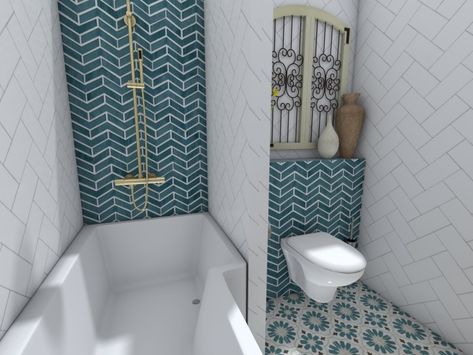 Compact Bathroom With L-shaped Right Hand Shower Bath L Shaped Bathroom, L Shaped Bath, Bathroom Floor Plans, Compact Bathroom, Bathroom Flooring, Bathroom Shower, Shower Bath, Bathroom Interior, Floor Plan