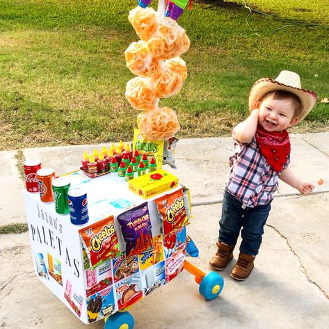 Toddler Boys Kids Halloween Costume Paletero Cart Paletero Man Mexican Ice Cream Man Paletero Cart Costume, Diy Paleta Cart, Paletero Costume, Funny Mexican Halloween Costumes, Toddler Boy Costumes Halloween, Costumes For Toddler Boys, Paletero Cart, Ice Cream Man Costume, Toddler Halloween Costumes For Boys