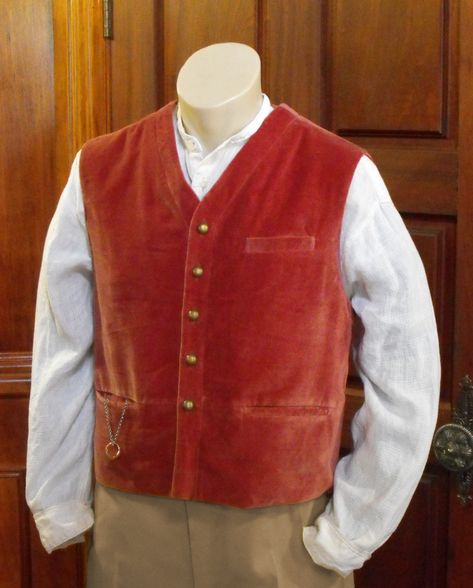 Hobbit Vest, Velvet Vest, Vest Outfits, Cotton Velvet, Character Outfits, The Hobbit, Old World, Red Velvet, Halloween Costume