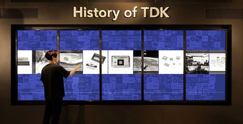 Digital Timeline | History Zone |TDK Museum Timeline History, Museum History, Interactive Timeline, Museum Design, History Timeline, Interactive Installation, Design Museum, History Museum, Fun Learning