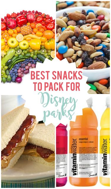 Disney parks allow you to bring outside food and drink in, but what should you take?  Click here for the ultimate list of snacks to pack for your next Disney trip. List Of Snacks, Disneyland Snacks, Outside Food, Disney Packing, Disney World Packing, The Best Snacks, Snacks List, Best Snacks, Disneyland Food