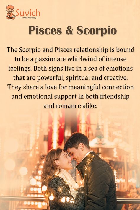 Relationship Between Pisces and Scorpio!!! @suvich_astro #suvich Scorpio Boyfriend And Pisces Girlfriend, Scorpio And Piceses Relationship, Scorpio Men And Pisces Women, Pieces And Scorpio Relationship, Pisces Man Scorpio Woman, Scorpio And Pisces Conversations, Scorpio Man Pisces Woman, Pieces Scorpio, Pisces X Scorpio Couple