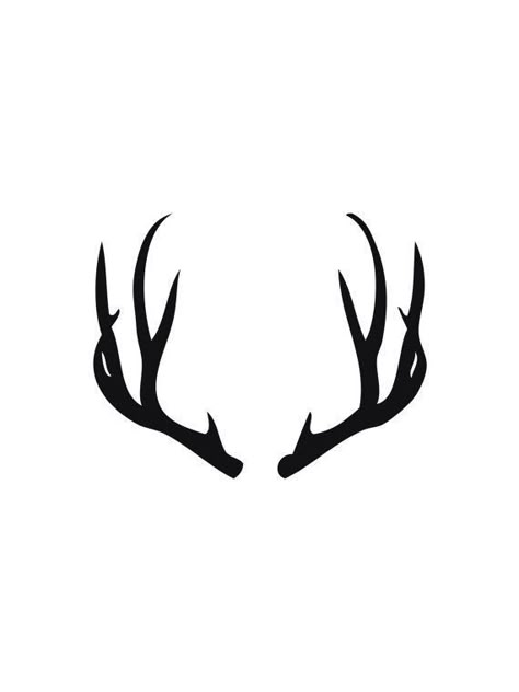 Deer Antler Tattoo, Antler Drawing, Antlers Drawing, Deer Antler Art, Hunting Drawings, Antler Tattoos, Elk Tattoo, Antler Tattoo, Black Antlers