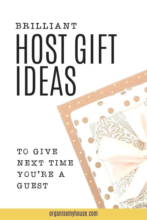 Whenever you're invited to someones home, whether it be for a meal or overnight - taking a present to say thank you is a lovely gesture. These host gift ideas can help you decide what to take - with inspiration for every type of host! House Guest Gifts For Host, Host Gift Ideas Thank You, Gift Ideas For Host, Host Gift Ideas, House Guest Gifts, Thank You Baskets, Thanking Someone, Wake Ideas, Thank You Presents